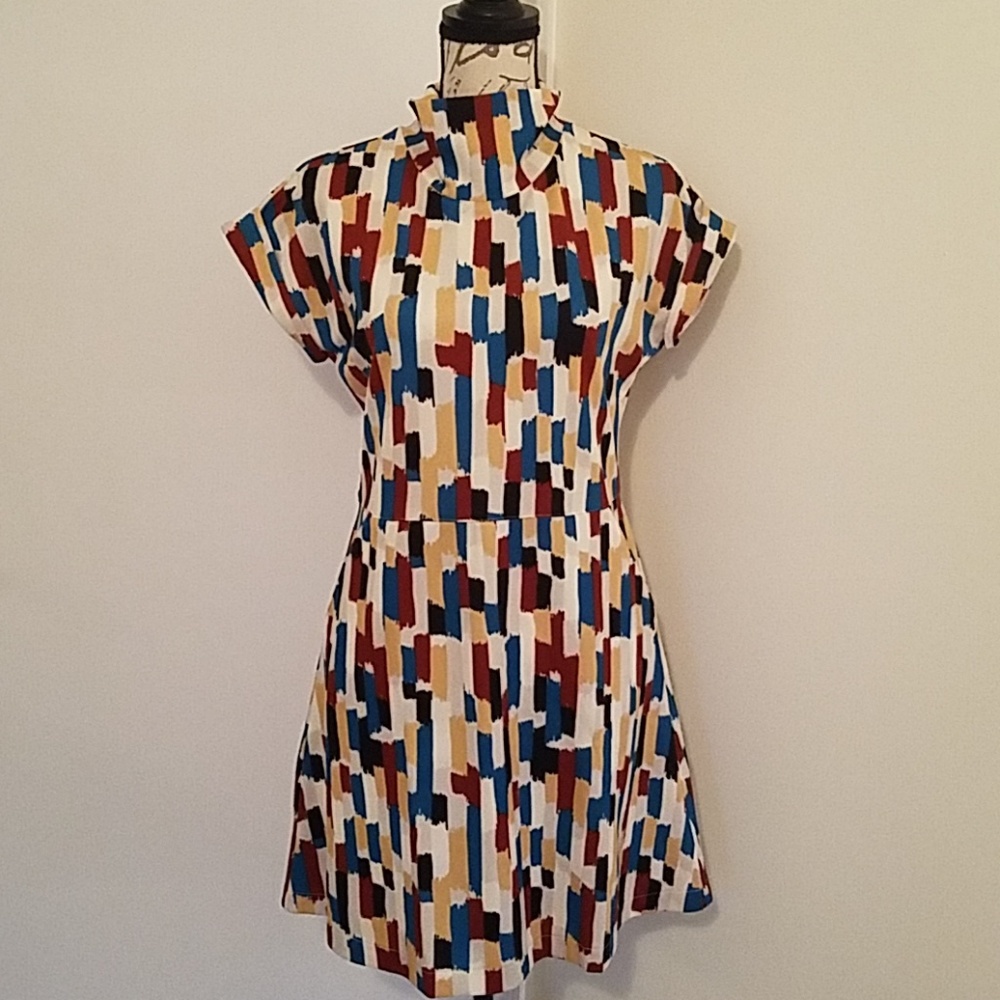 VK SPORT multi color mini dress S